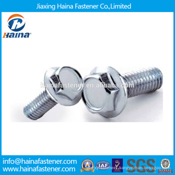 China Supplier DIN6921 Dacromet/HDG/Zinc Plated Hexagon Bolt With Flange Stainless Steel